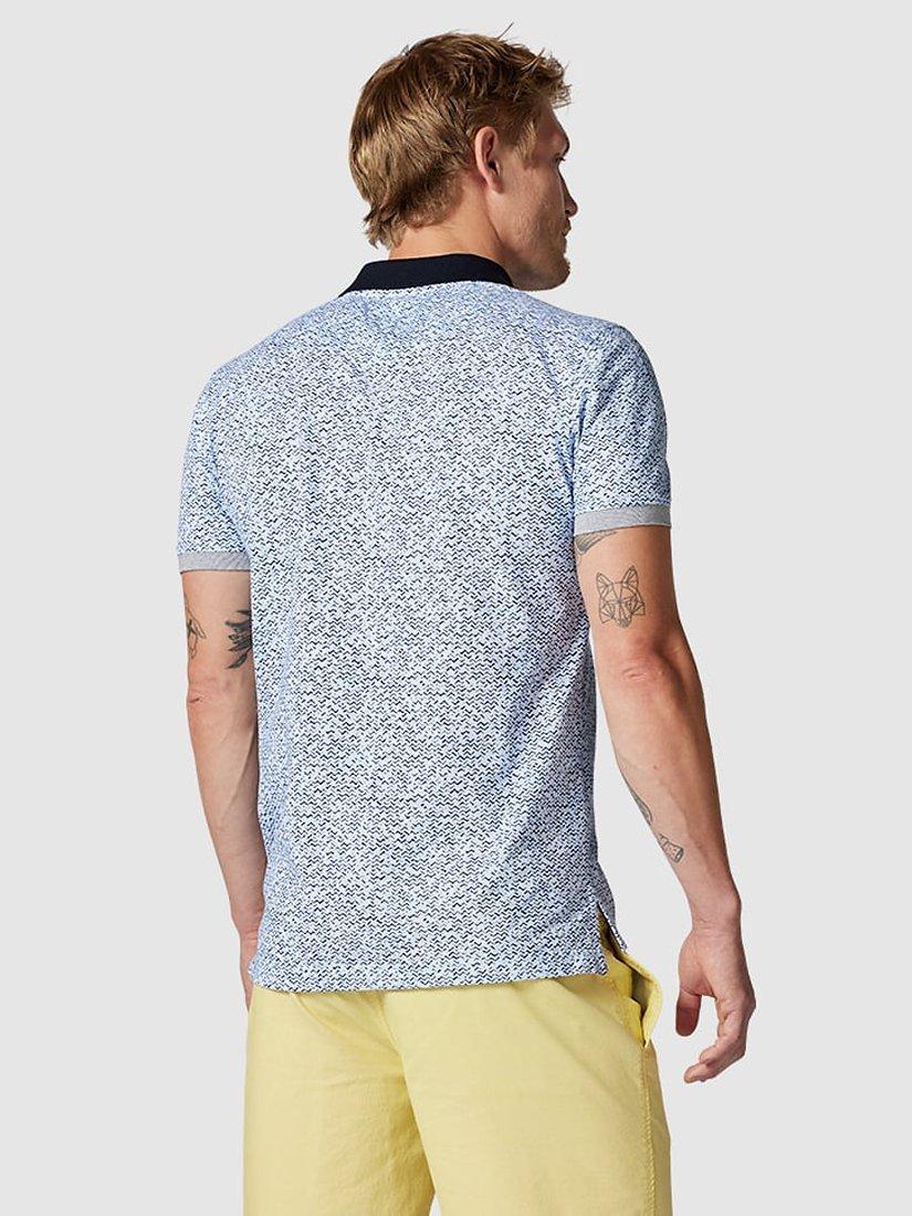 Product image 3 of 5, which shows Rodd & Gunn Bell Valley Slim Fit Polo Shirt, Ocean, XS