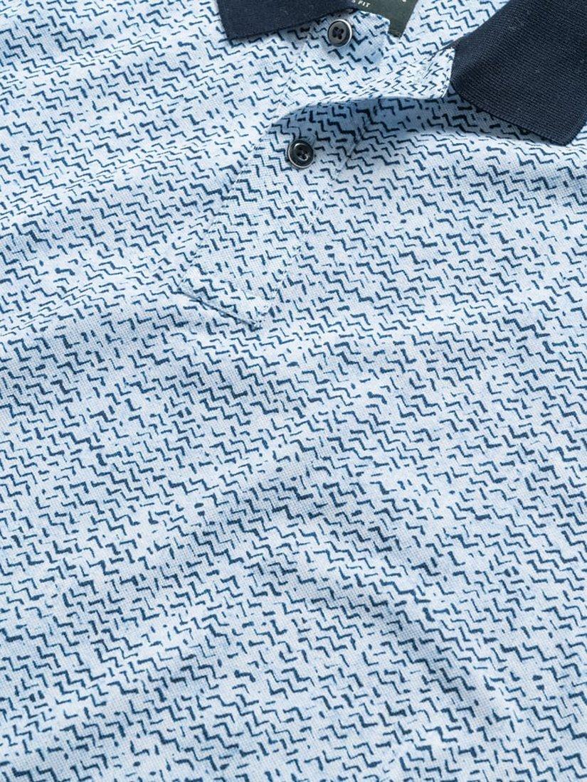 Product image 5 of 5, which shows Rodd & Gunn Bell Valley Slim Fit Polo Shirt, Ocean, XS