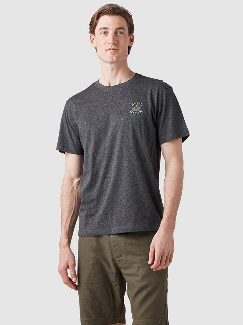 Rodd & Gunn Lake Mackenzie Short Sleeve T-Shirt, Charcoal