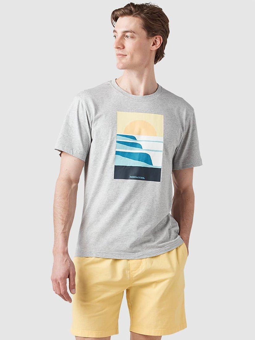 Rodd & Gunn Sunrise Short Sleeve T-Shirt, Grey