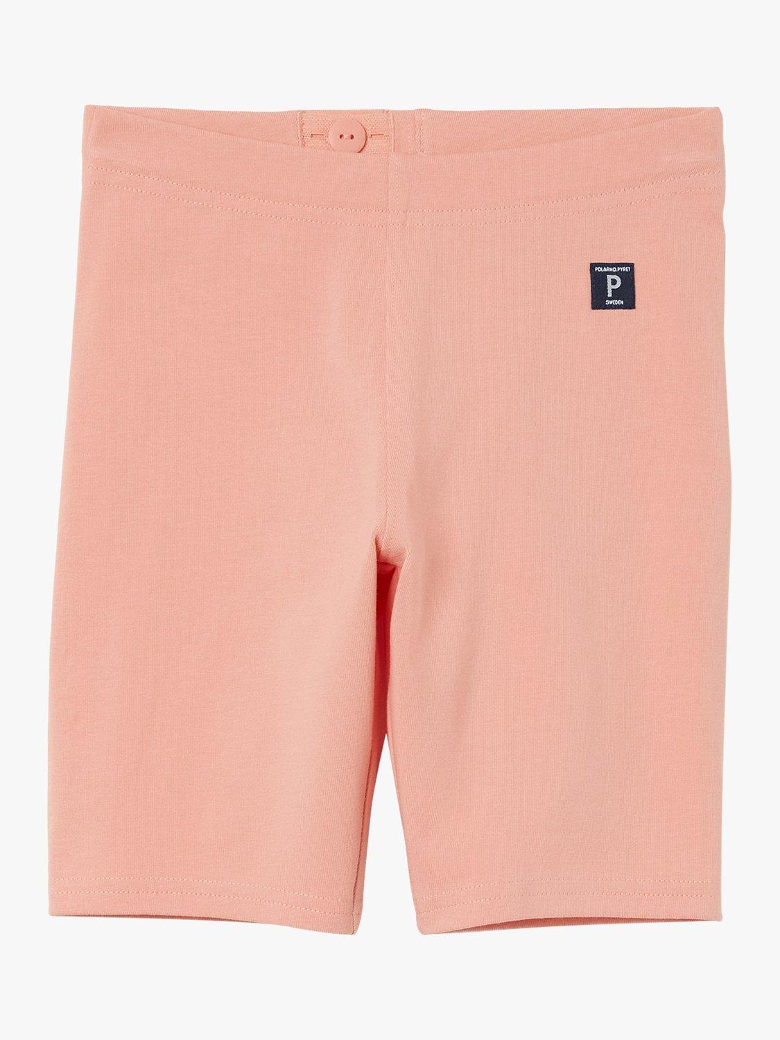 Polarn O. Pyret Kids' Floral Print Cycle Shorts, Blooming Dahlia
