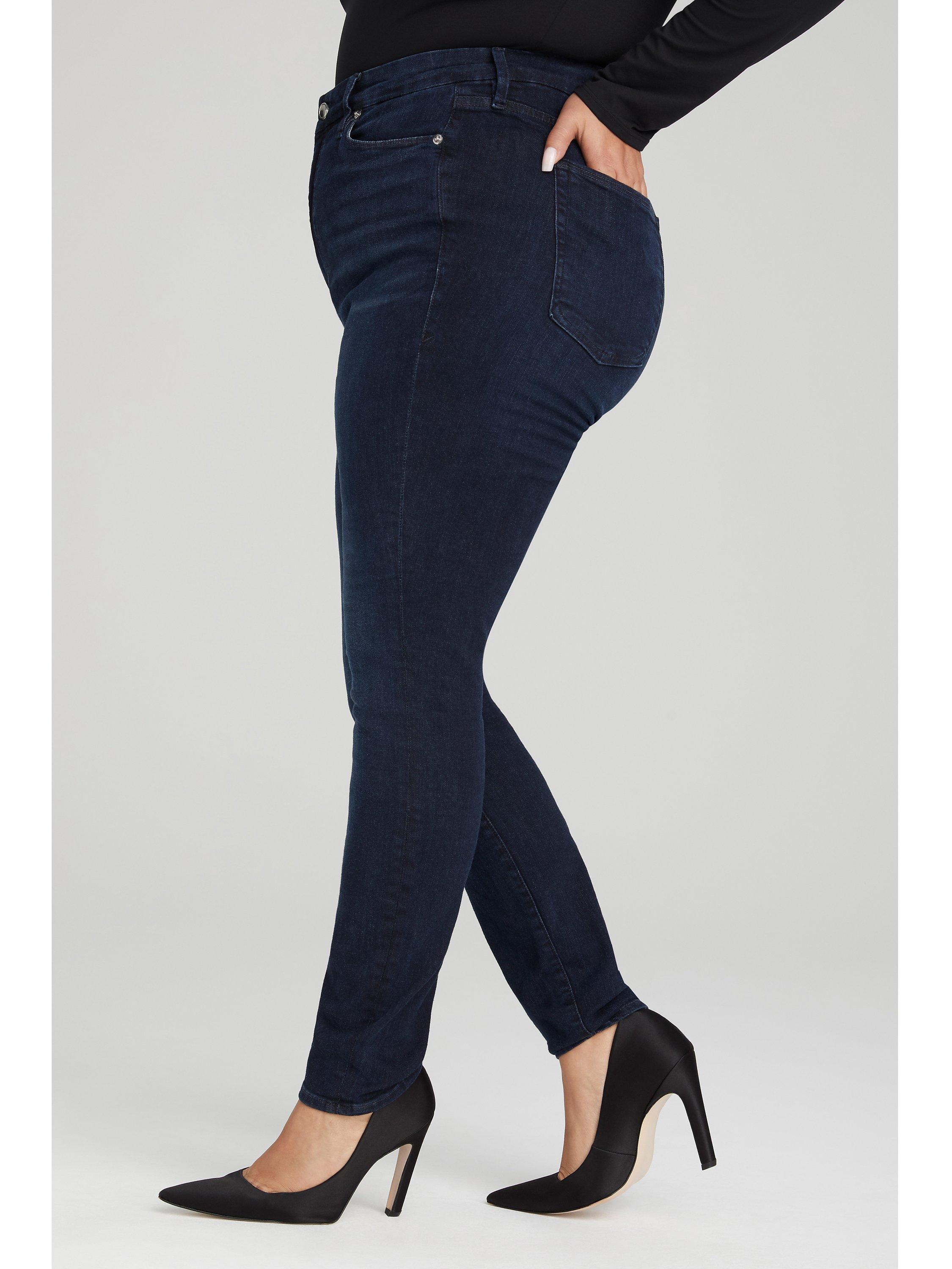 GOOD AMERICAN Deep Blue Denim Good on sale Waist High Waisted Plus Size Skinny Jeans