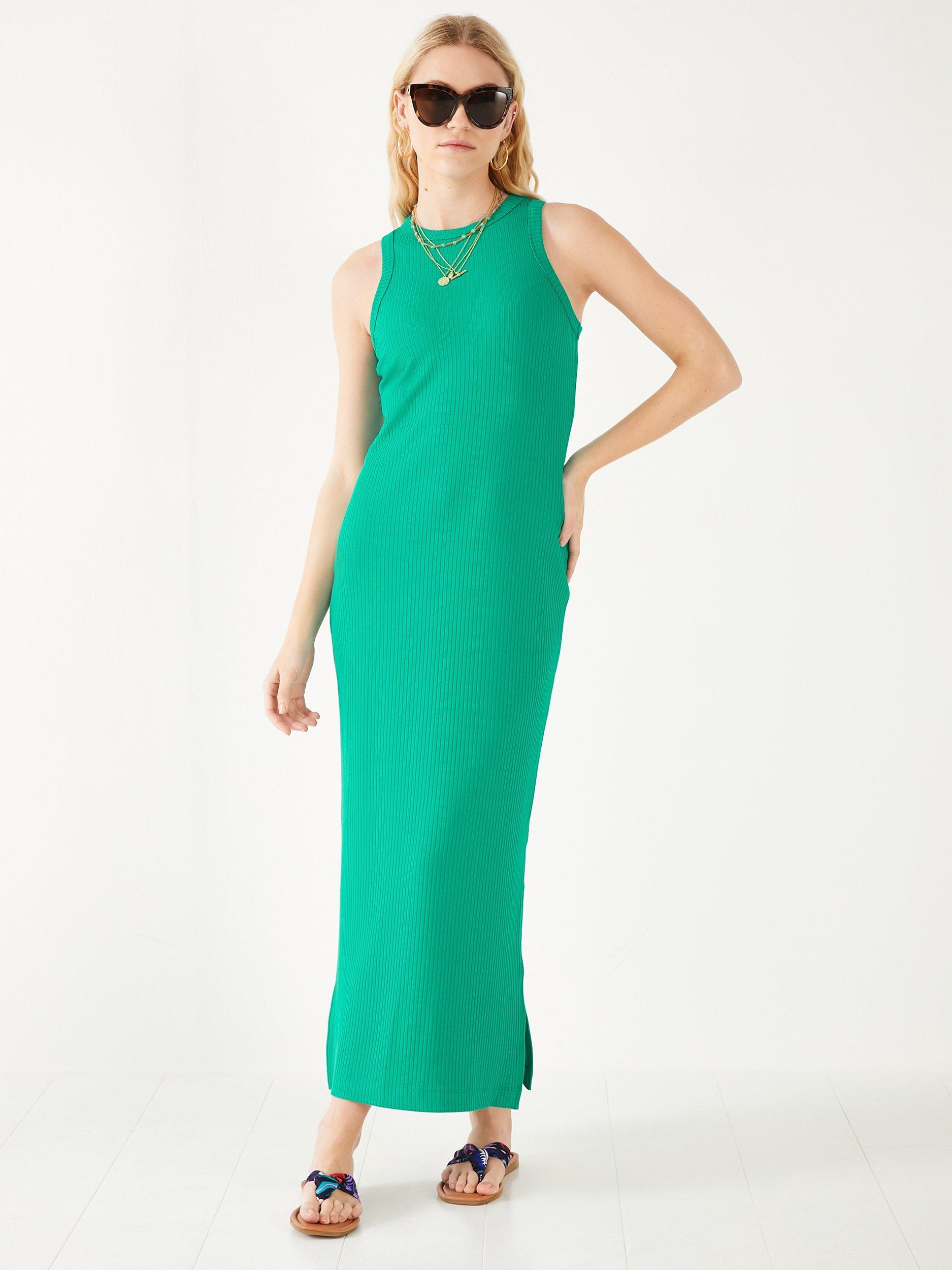 HUSH Ames Midi Dress, Green