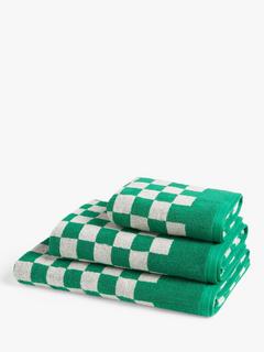 John Lewis ANYDAY Checkerboard Towels