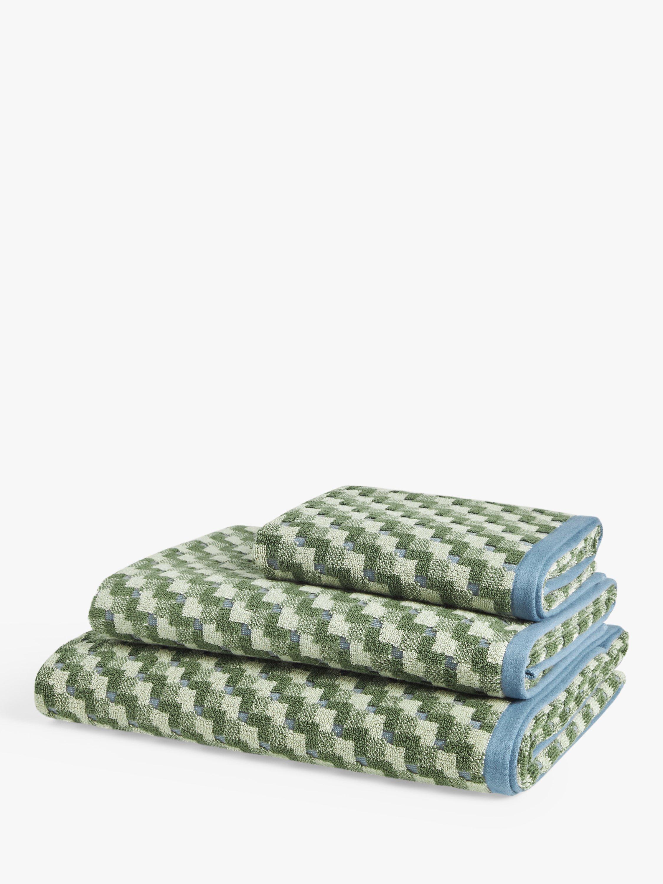 John Lewis Array Towels, Avocado