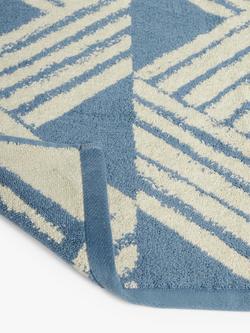 John Lewis Klo Towels - view 2, Lake Blue