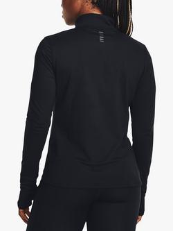 Under Armour Qualifier Run 1/2 Zip Long Sleeve Running Top - view 2, Black