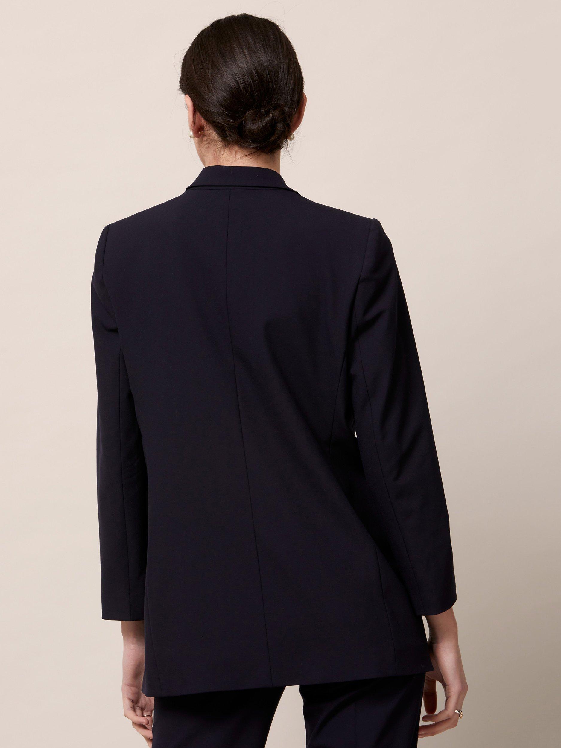 Helen McAlinden Cassie Boyfriend Blazer, Dark Navy, 8