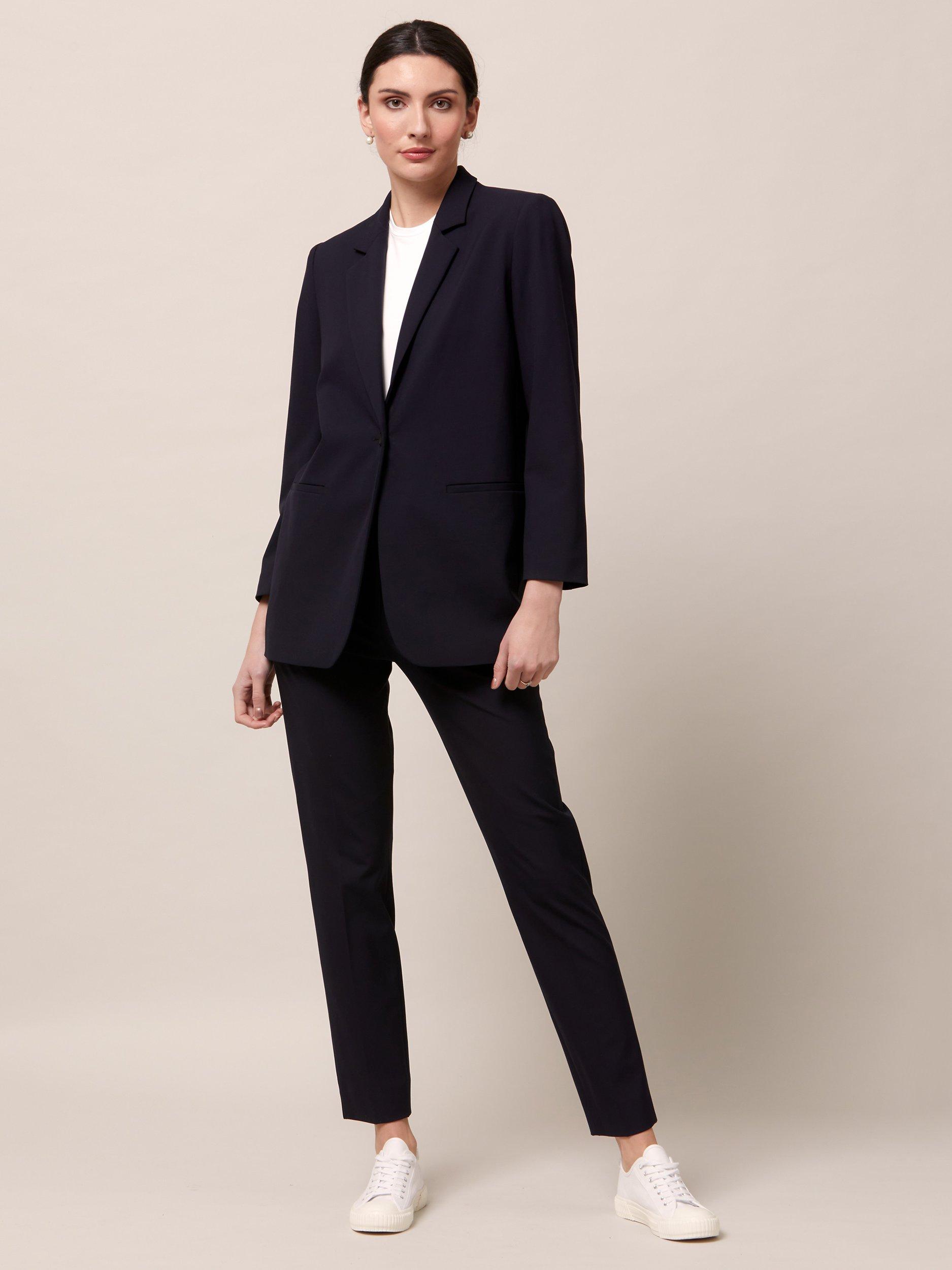 Helen McAlinden Cassie Boyfriend Blazer, Dark Navy, 8