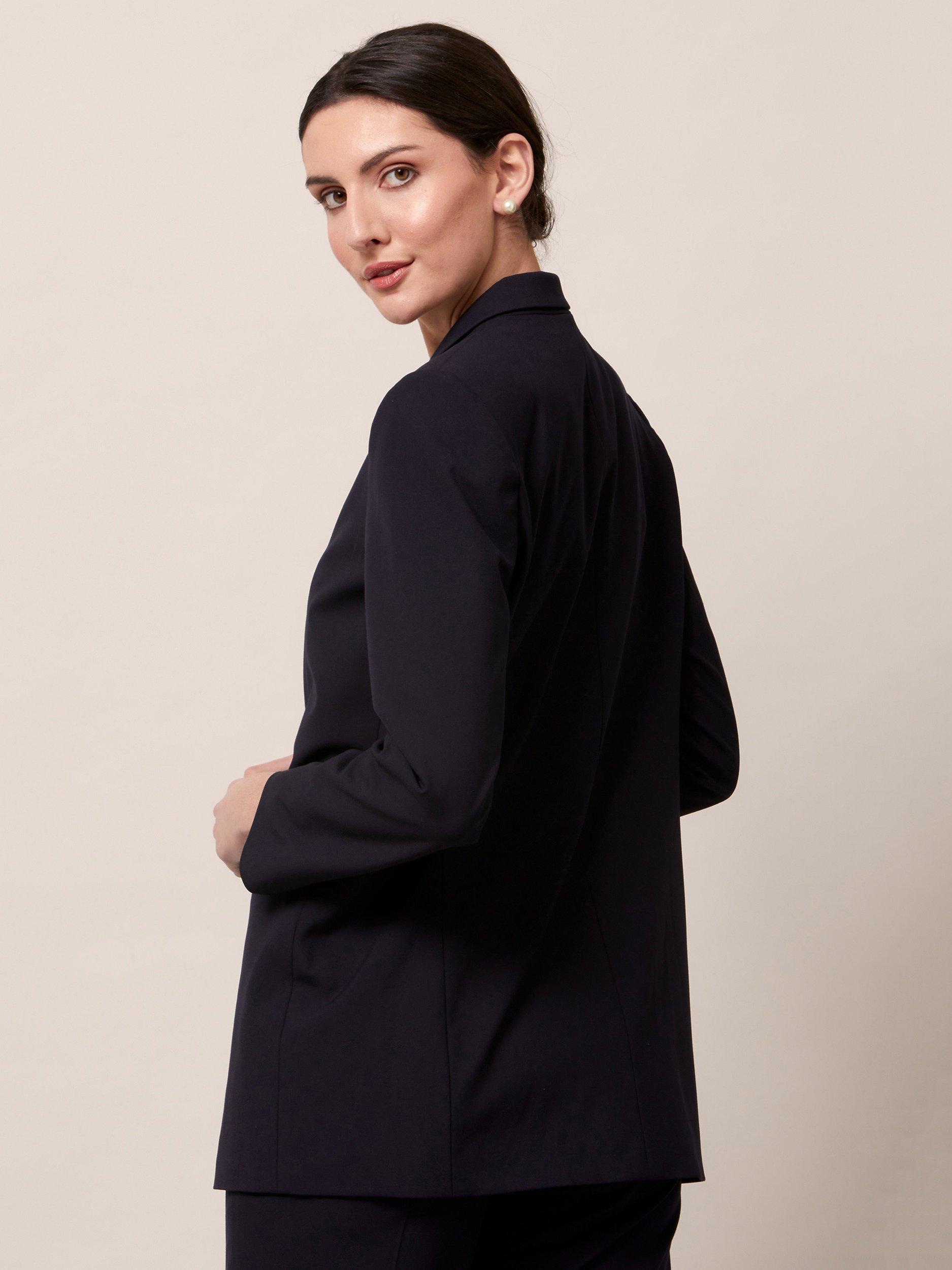 Helen McAlinden Cassie Boyfriend Blazer, Dark Navy, 8