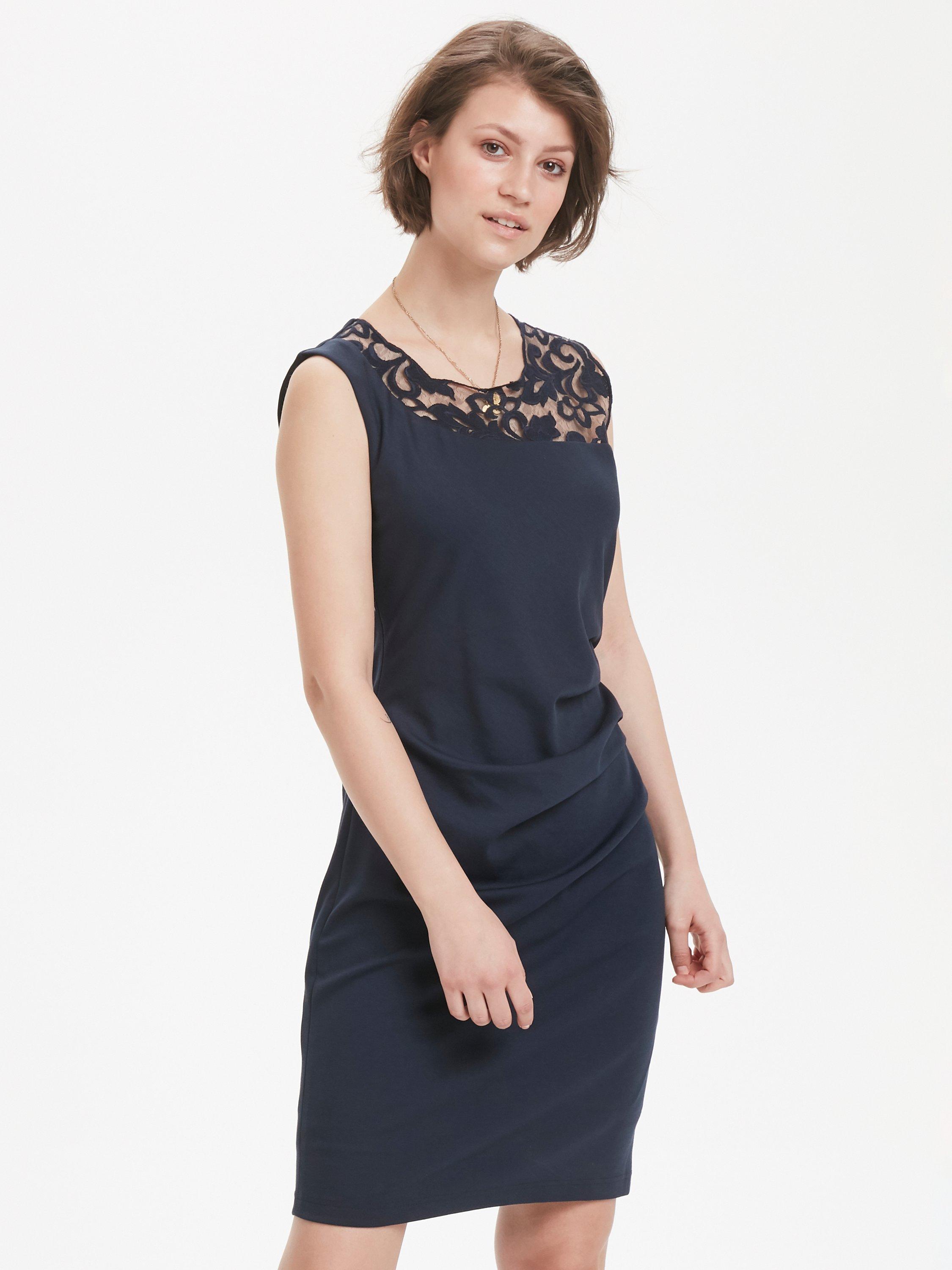 KAFFE India Vivi Cocktail Dress, Navy, XXL