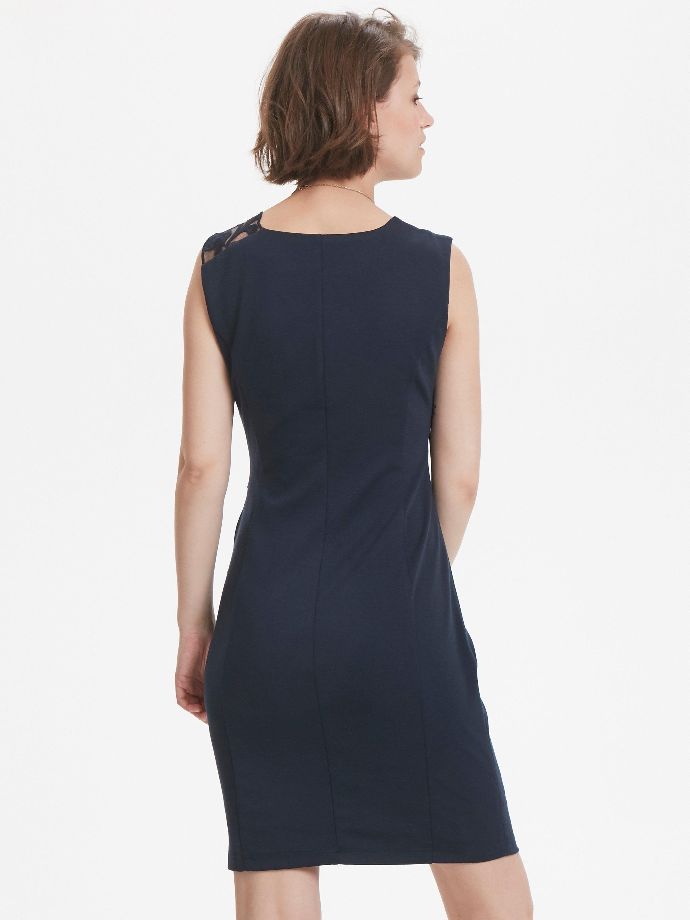 Product image 2 of 7, which shows KAFFE India Vivi Cocktail Dress, Navy, XXL