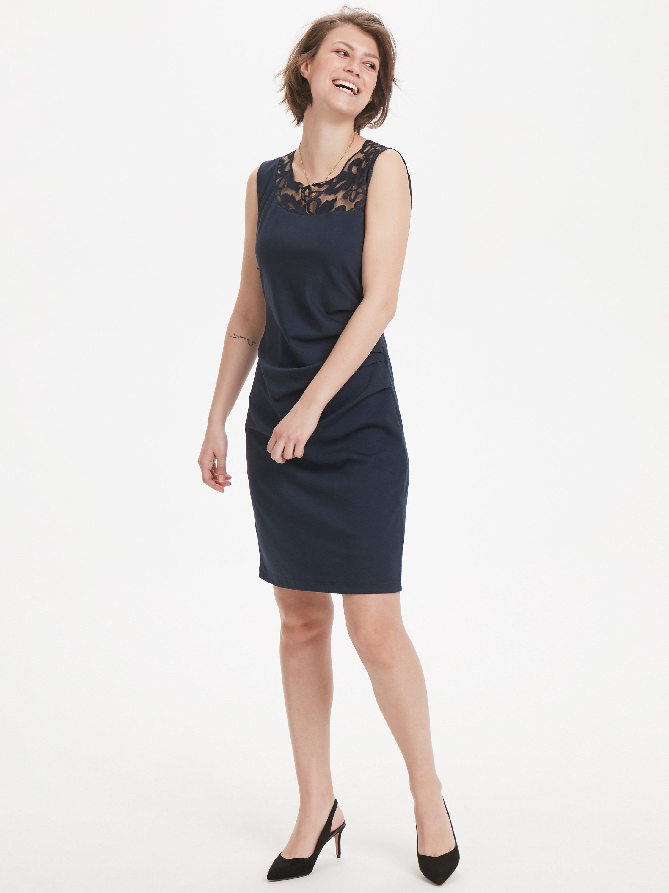 KAFFE India Vivi Cocktail Dress, Navy, XXL