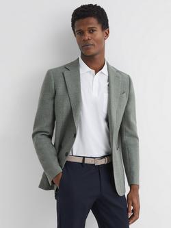 Reiss Dante Suede Leather Belt - view 2, Stone