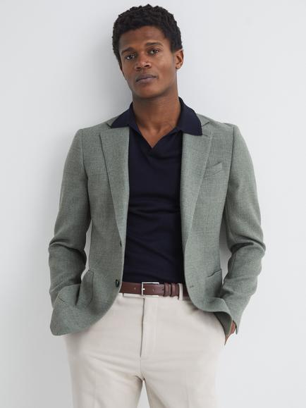 Reiss Dante Leather Belt - view 2, Tan