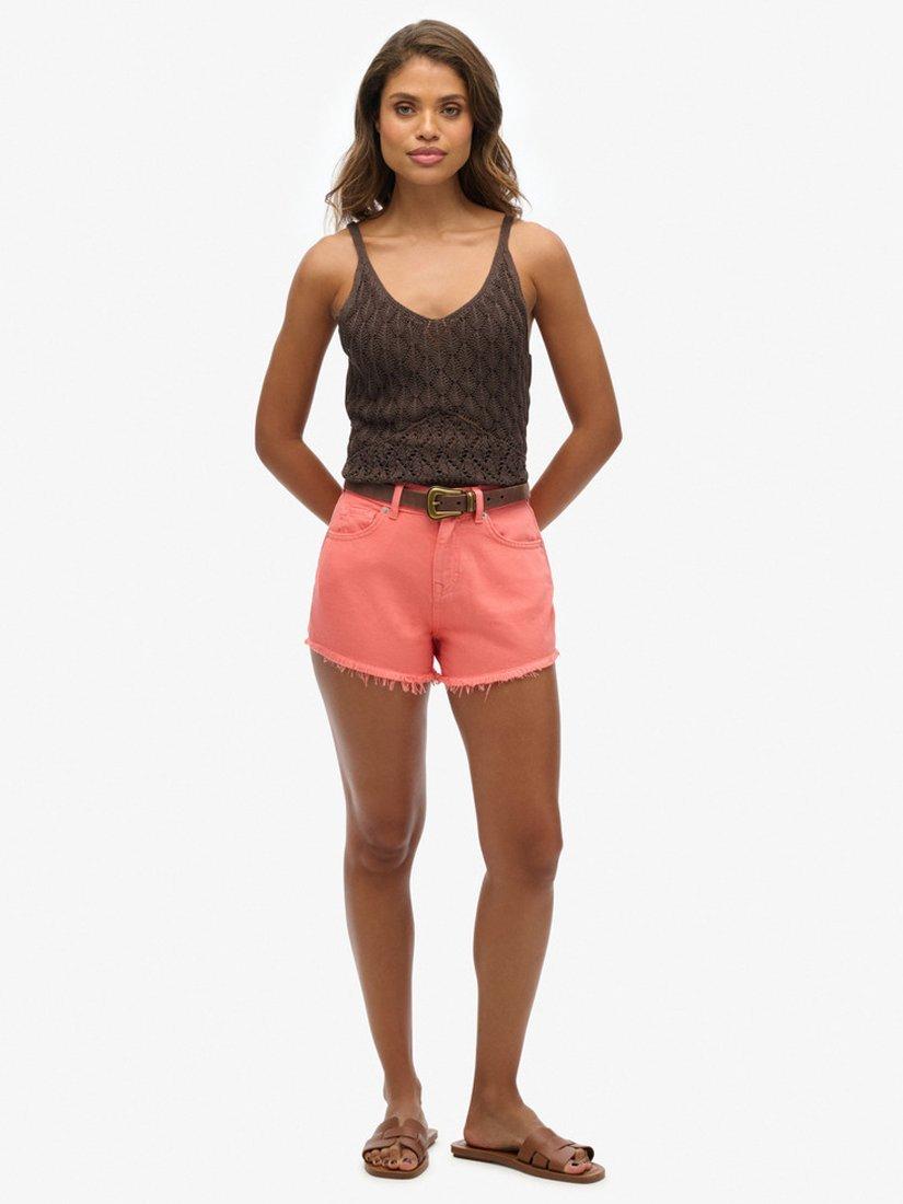 Superdry denim shorts womens deals