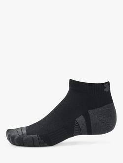 Under Armour Performance Tech Low Cut Socks, Pack of 3, Black/Jet Gray - view 2, Black/Jet Gray