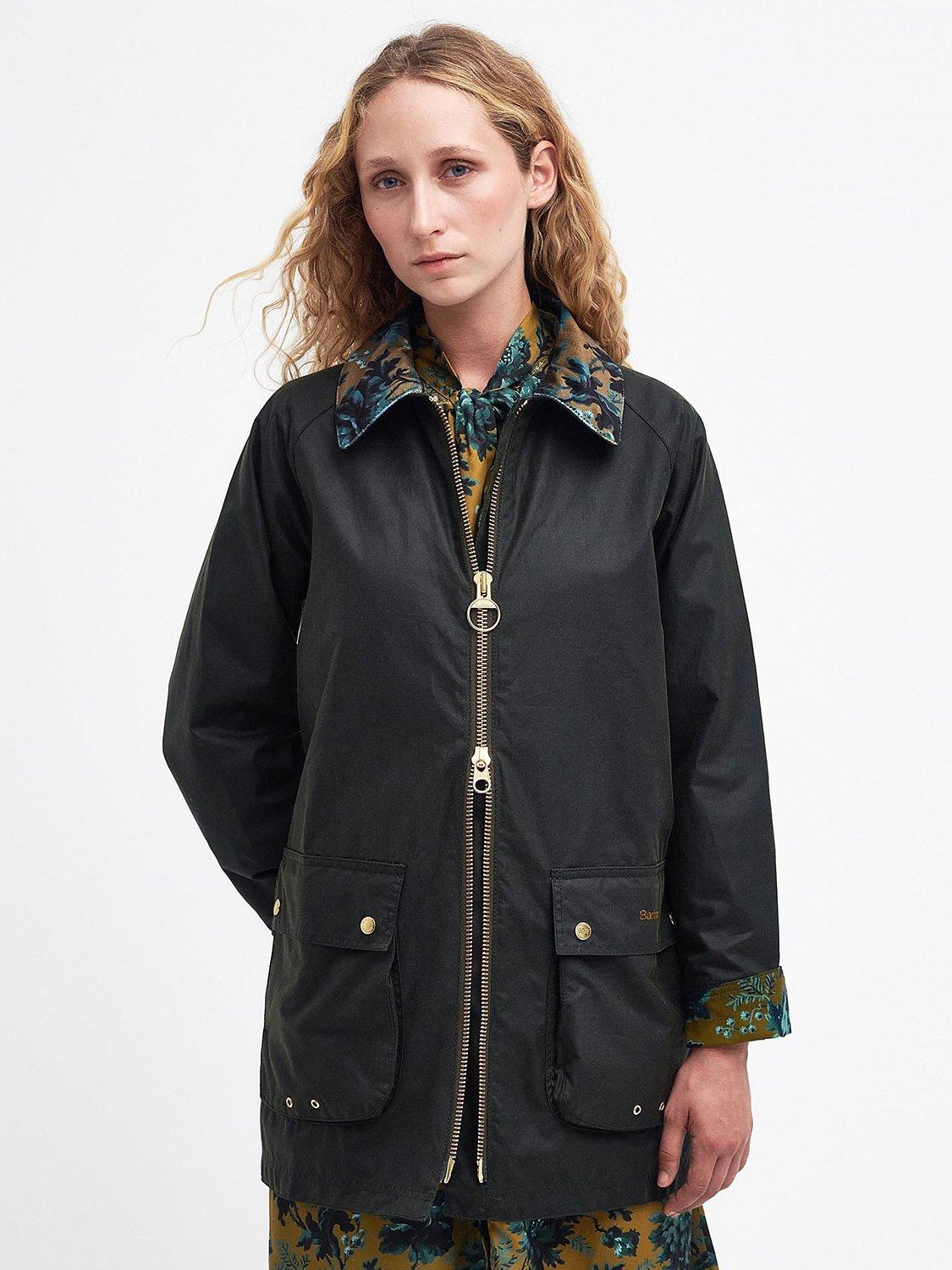Barbour x House of Hackney Dalston Waxed Cotton Jacket, Fern/Opia