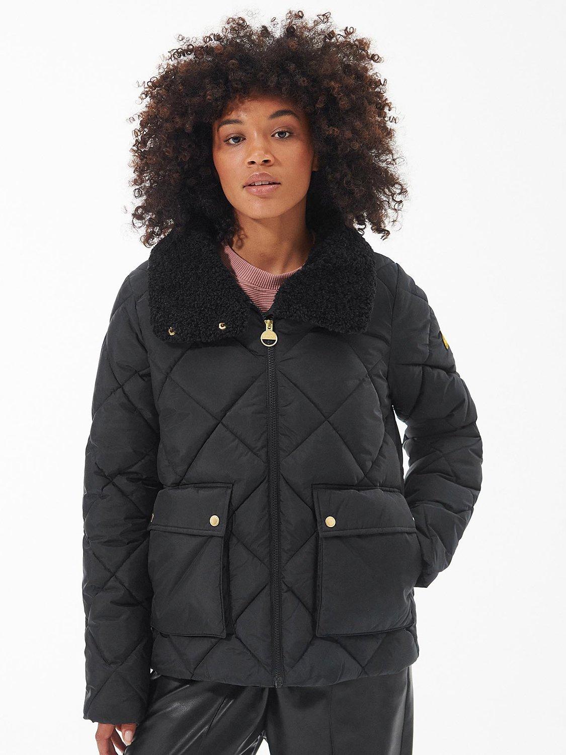 Barbour International Norton Quilted Jacket, Black