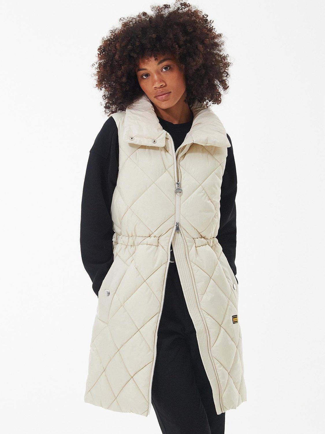 Barbour International Cruiser Longline Quilted Gilet, Jasmine
