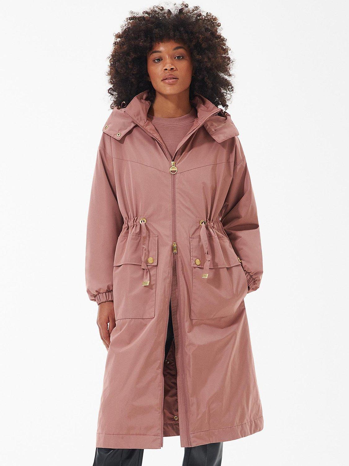 Barbour International Trident Showerproof Longline Jacket, Arabesque