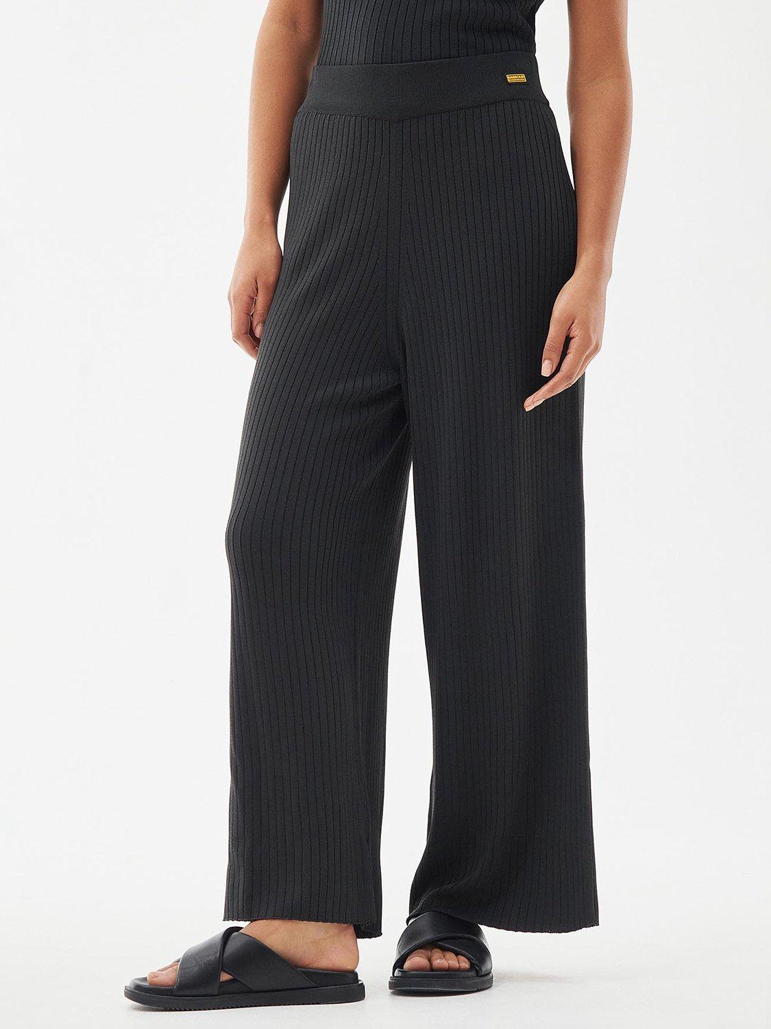 Barbour International Anderson Knit Trousers, Summer Black