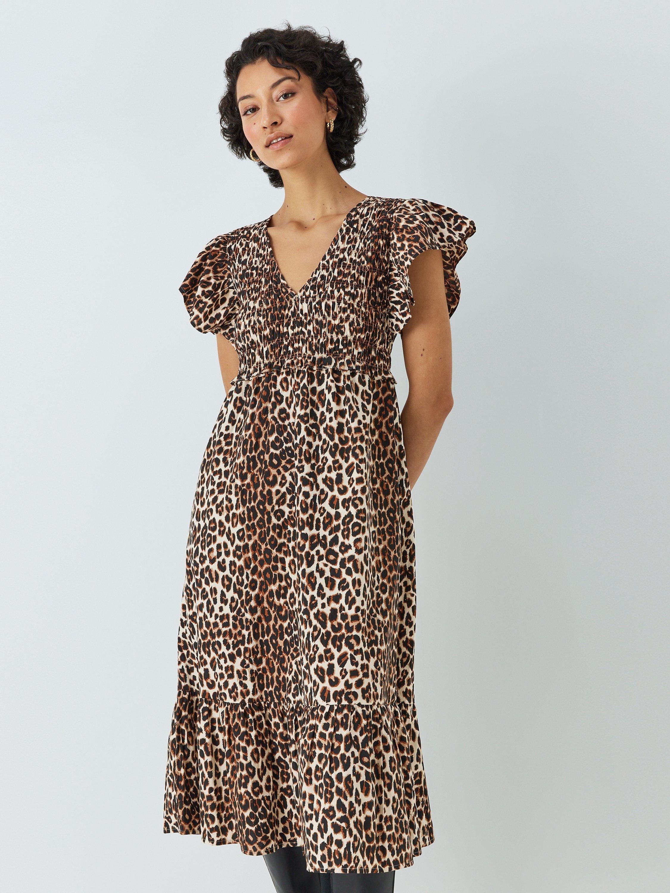 Rails Nala Cheetah Print Midi Dress, Brown