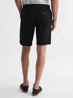 Reiss Wicket Casual Chino Shorts - view 2, Black