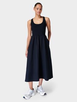 Sweaty Betty Explorer Ribbed Race Dress, Black