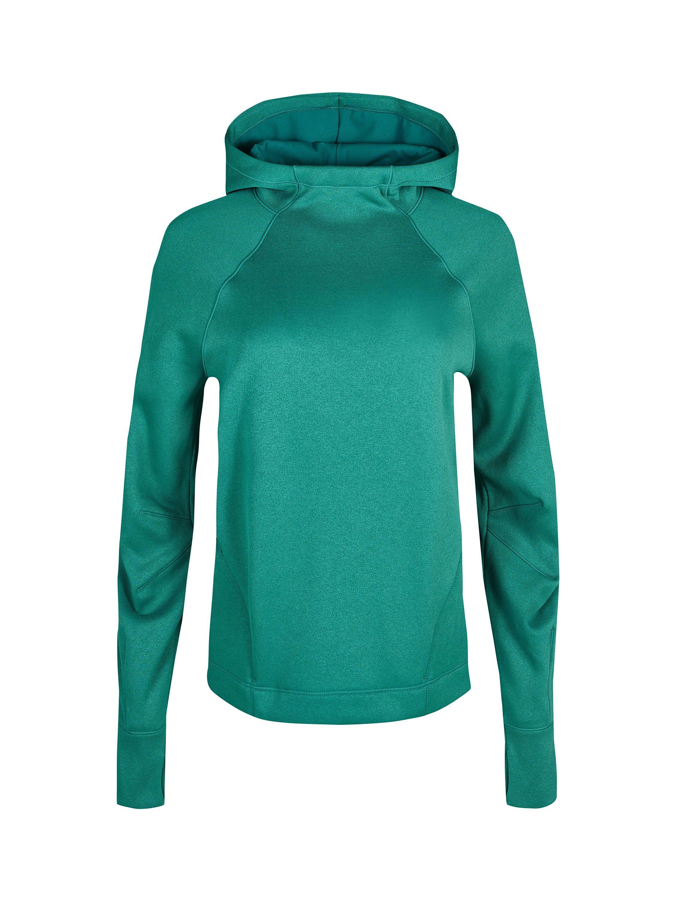 Product image 3 of 4, which shows Sweaty Betty Warm Up Hoodie, Wave Green, XXS