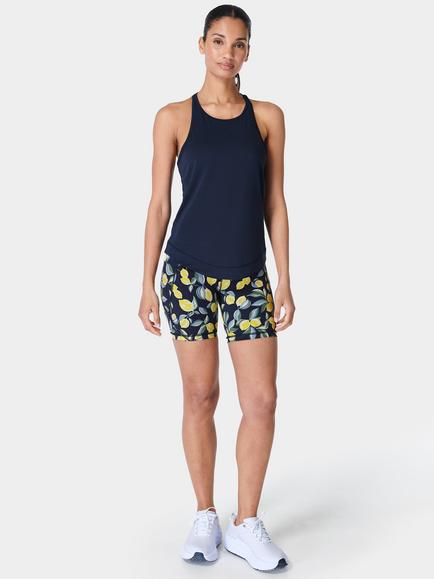 Sweaty Betty Breathe Easy Run Tank Top, Navy Blue