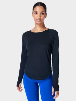 Sweaty Betty Breathe Easy Long Sleeve Top, Black