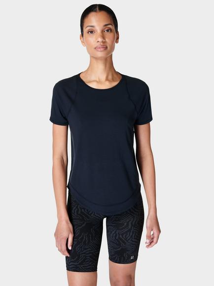 Sweaty Betty Breathe Easy Running T-Shirt, Black
