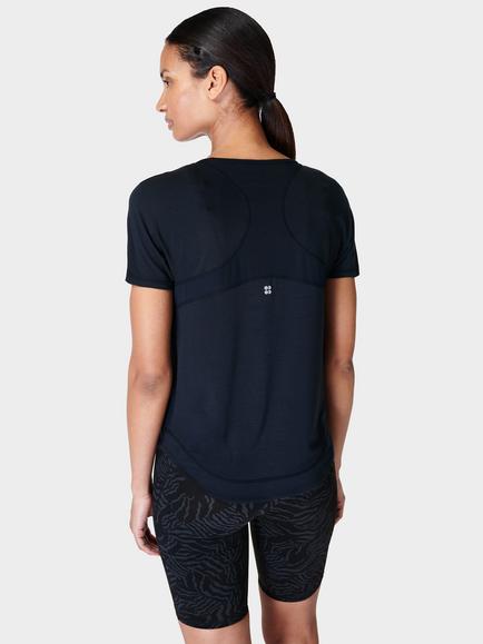 Sweaty Betty Breathe Easy Running T-Shirt - view 2, Black