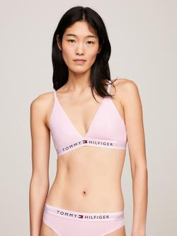 Tommy Hilfiger Unlined Triangle Bra, Light Pink