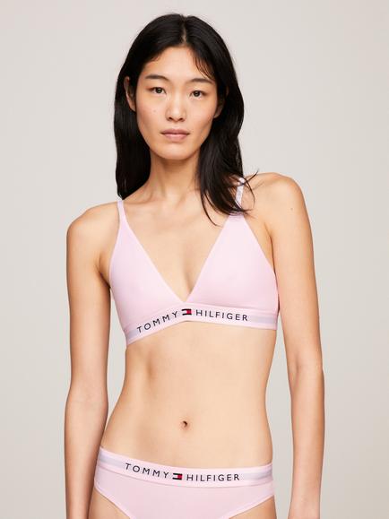 Tommy Hilfiger Unlined Triangle Bra, Light Pink