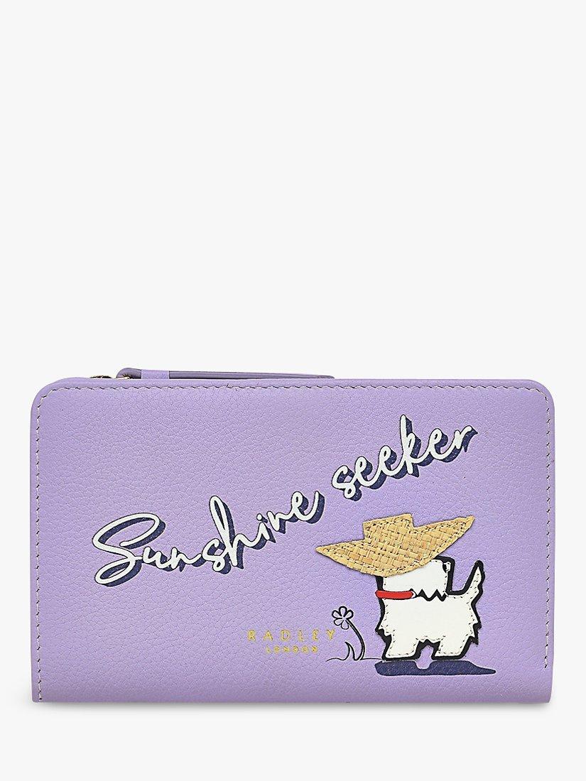 Radley Sunshine Seeker Medium Bifold Purse, Lavender
