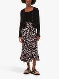 Whistles Leopard Spot Wrap Skirt, Multi