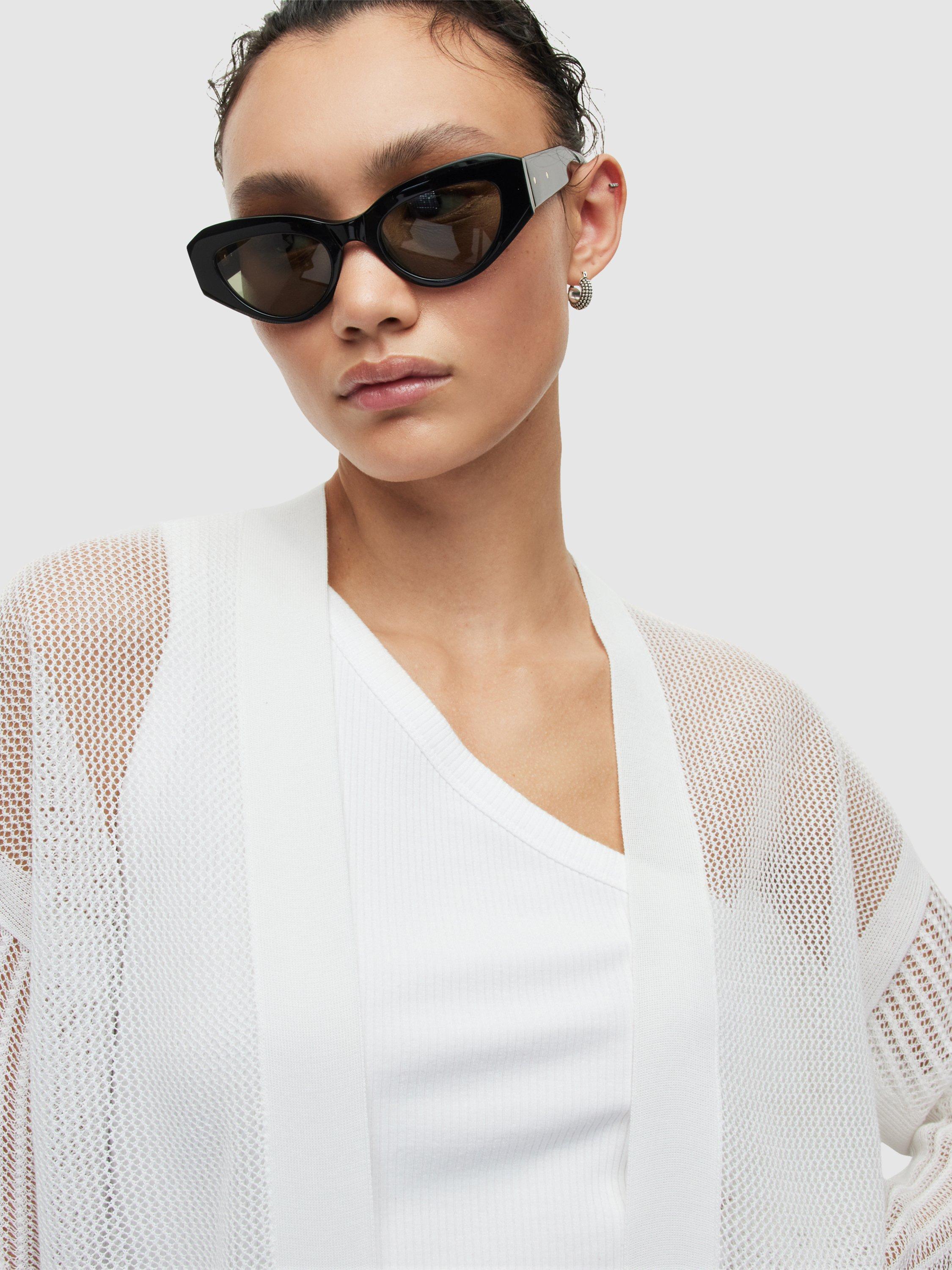 Product image 5 of 7, which shows AllSaints Misha Cardigan, White, L