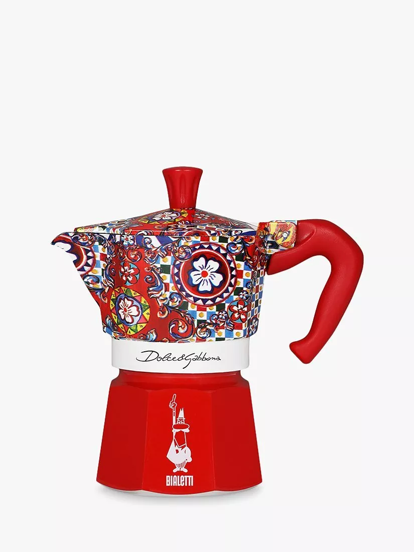 Bialetti Dolce & Gabbana Sicilian Carretto Moka Express Hob Espresso Coffee Maker