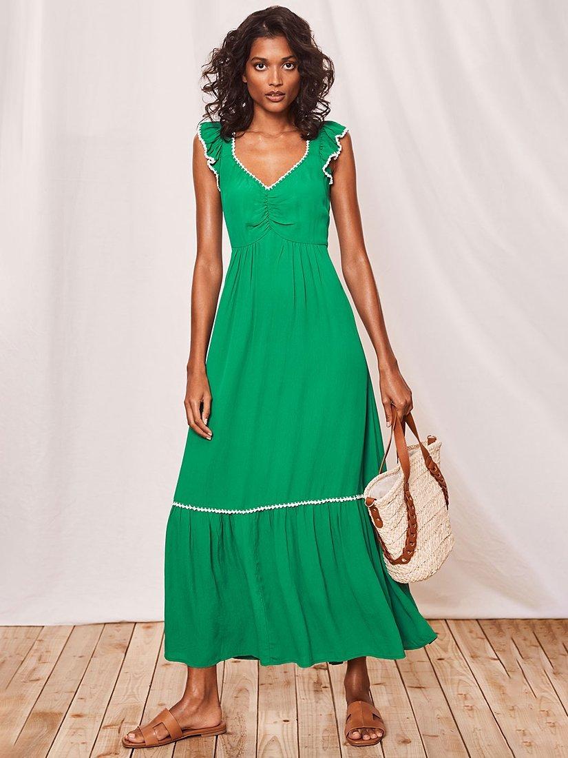 Mint Velvet Crochet Maxi Dress