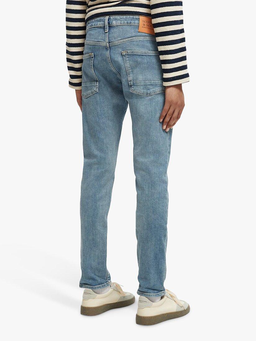 Product image 2 of 5, which shows Scotch & Soda Ralston Slim Fit Jeans, 3625 - Aqua Blue, W29/L34