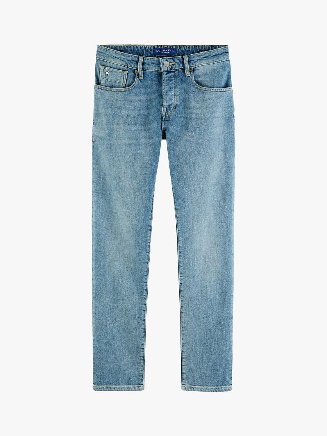 Product image 4 of 5, which shows Scotch & Soda Ralston Slim Fit Jeans, 3625 - Aqua Blue, W29/L34