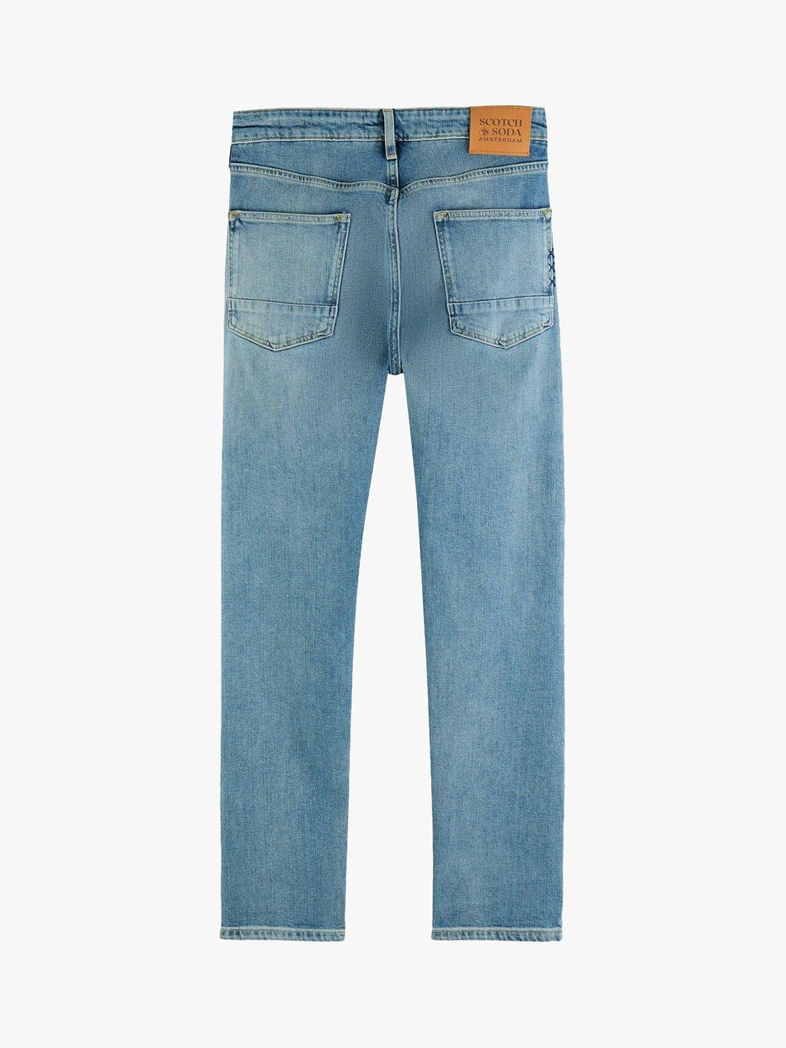 Product image 5 of 5, which shows Scotch & Soda Ralston Slim Fit Jeans, 3625 - Aqua Blue, W29/L34