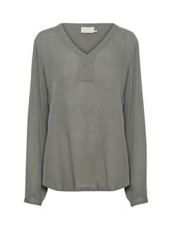 KAFFE Amber Blouse, Smoked Pearl
