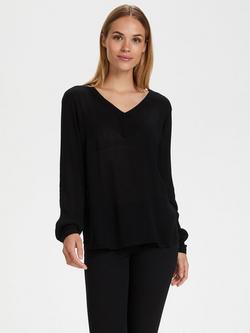 KAFFE Amber Blouse, Black