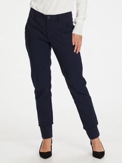 KAFFE Vera Suit Trousers, Midnight Marine, Midnight Marine