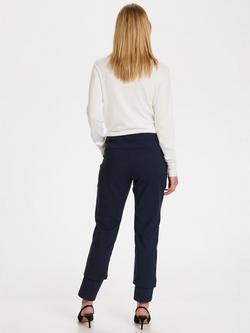 KAFFE Vera Suit Trousers, Midnight Marine - view 2, Midnight Marine