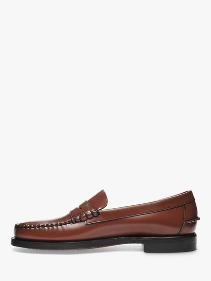 Sebago Classic Dan Leather Loafers - view 2, Brown