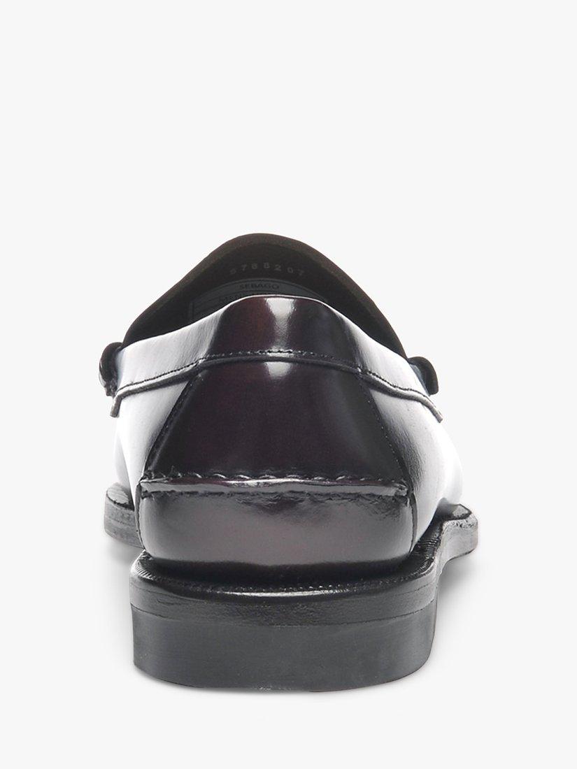 Product image 5 of 5, which shows Sebago Dan Classic Leather Loafers, Brown Burgundy, 6.5